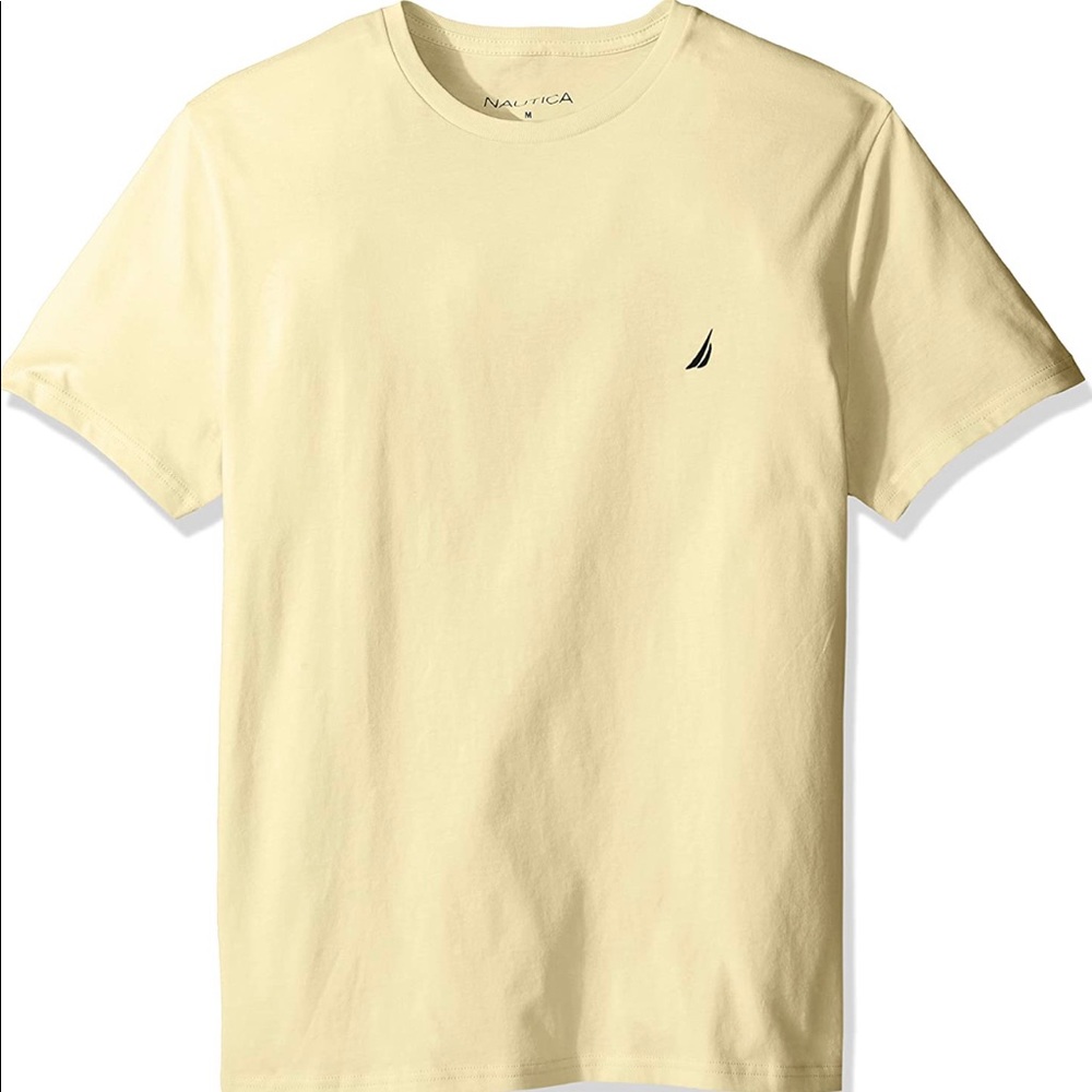 Nautica Crewneck Tee Pale Yellow